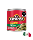 JALAPEÑOS ENTEROS / WHOLE JALAPEÑO LA COSTEÑA 220GR